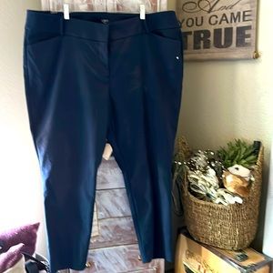Loft plus size 18 dark blue pants